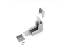 łącznik LINEA-IN20 90st gięty anod.