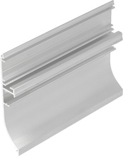 aluminiowa listwa przypodłogowa LED SKIRT10 AC2/Q9 2000 sur.alu.