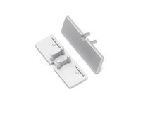 Zaślepka BACK10 z otworem srebrny