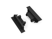 zaślepka GROOVE14 gen2 SQ z otworem czarny