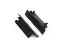 Zaślepka FLAT8 z otworem czarny