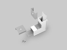 Łącznik LINEA-IN20 270st gięty biały /op