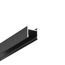 profil LED LEVEL12 C/U1 4050 czarny anod.