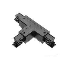 Łącznik do szynoprzewodu 3-obwodowy T zewnętrzny czarny Kobi