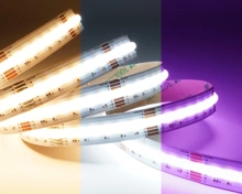 Taśma LED COB RGBCCT (RGB+CCT) 5w1 840 LED 16W 720lm CRI>90 IP20 24V zoomLED rolka 5m