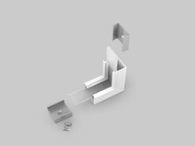 łącznik LINEA-IN20 90st gięty biały