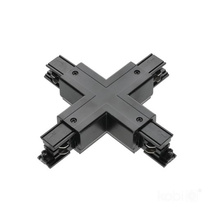 Łącznik do szynoprzewodu 3-obwodowy X zewnętrzny czarny Kobi