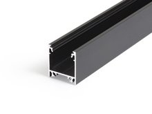 profil LED LINEA20 EE7F/TY 2000 czarny anod.