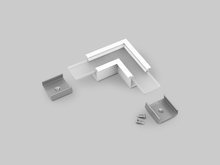 łącznik LINEA-IN20 90st biały