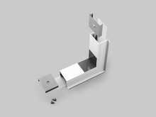 łącznik VARIO30-07 270st gięty biały mal.