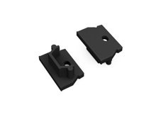 zaślepka UNI12 gen2 z otworem czarny