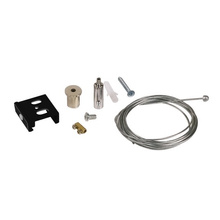 Zestaw do zwieszania szynoprzewodu 3-obwodowego czarny Kobi