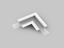 łącznik VARIO30-05 90st biały mal.