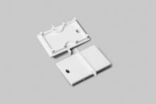 zaślepka LINEA-IN20-E7 z otworem biały