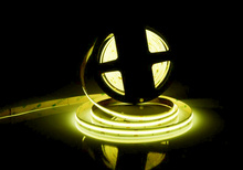 Taśma COB 12V SMD2835 480LED 9W/m IP20 YELLOW - rolka 5m