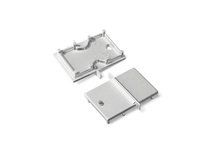 zaślepka LINEA-IN20-E7 z otworem srebrny