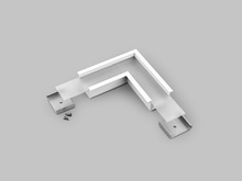 łącznik VARIO30-07 90st biały mal.