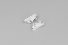 zaślepka DIAGONAL10 z otworem biały