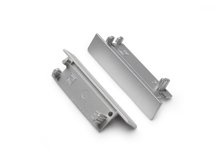 Zaślepka FLAT8 z otworem srebrny