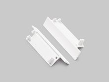 Zaślepka FLAT8 z otworem biały