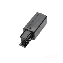 Zasilanie do szynoprzewodu 3-obwodowego LEWE czarne Kobi