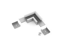 łącznik LINEA-IN20 90st anod.