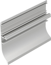 aluminiowa listwa przypodłogowa LED SKIRT10 AC2/Q9 4050 anod.